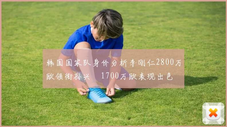 韩国国家队身价分析李刚仁2800万欧领衔孙兴慜1700万欧表现出色